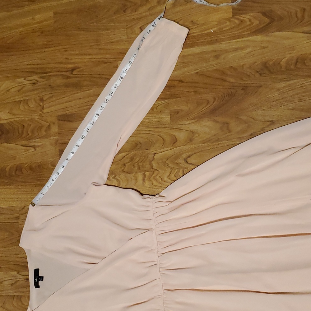 Lulu's Wondrous Water Lilies Blush Pink Maxi Dress Womens Size XL - Picture 15 of 16